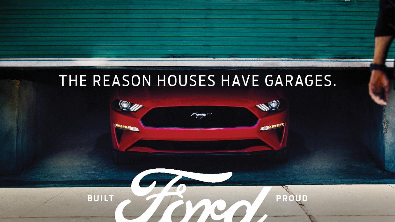 Ford Mustang in "Built Ford Proud"