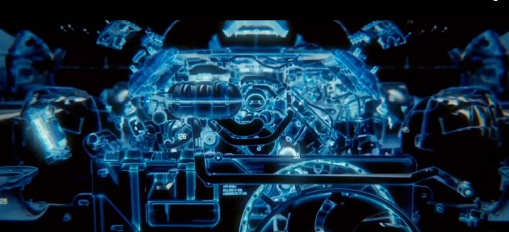 Mustang Glowing Engine