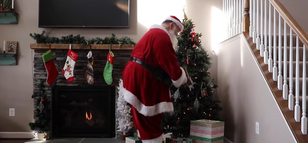 Santa in the Living Room