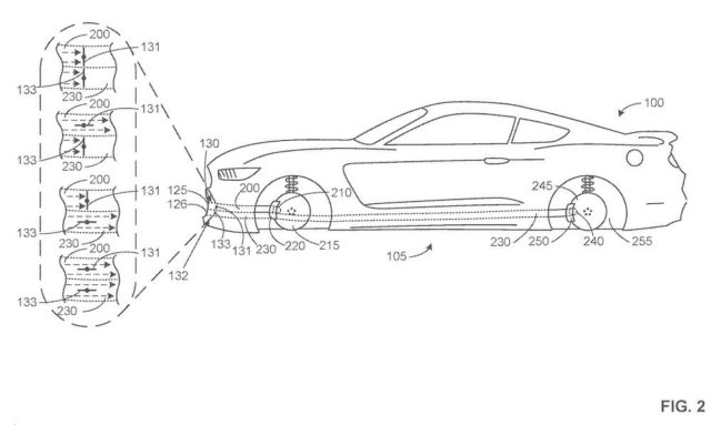 2020 Shelby GT500 patent drawing.