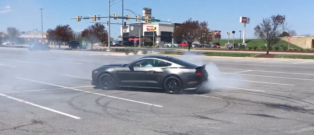 themustangsource.com Ford Mustang Shelby GT350 Cooks Donuts