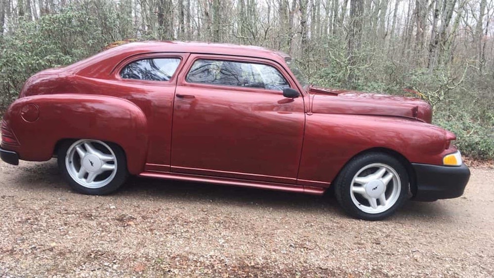 1950 Plymouth/SN95 Mustang GT match-up. 