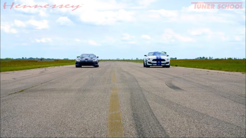 Hennessey-Tuned GT350R Whoops on Dodge Viper