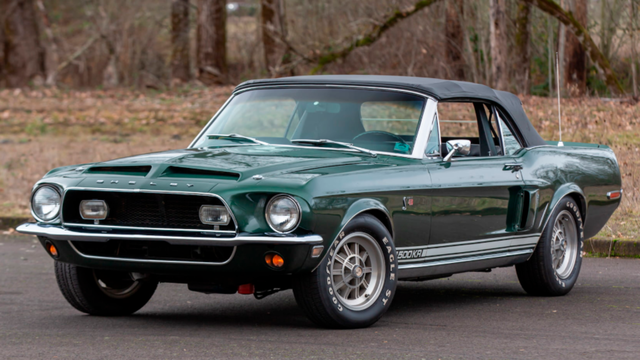 1968 Shelby GT500KR is a Rare Convertible Beauty