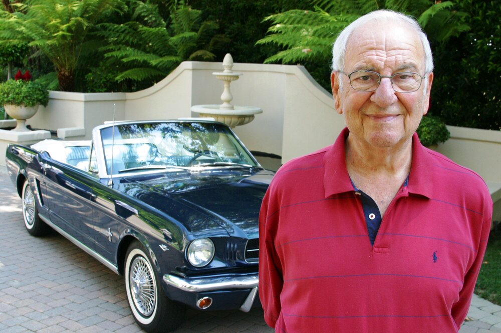 Lee Iacocca with 1964 Mustang Circa 2006