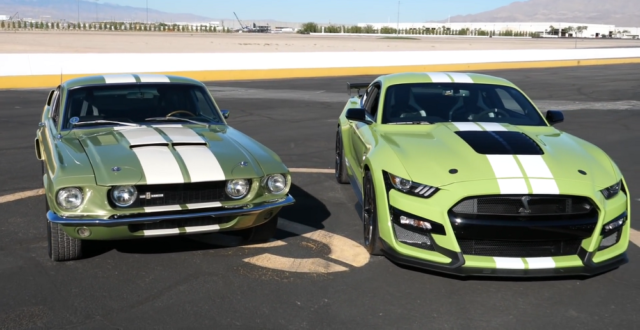 themustangsource.com The Fast Lane Car Lights Up Sin City in 1967 and 2020 Shelby GT500s