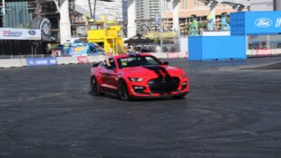 Ford out Front Mustang Shelby GT500 Drifting Demo with Chelsea DeNofa at SEMA 2019