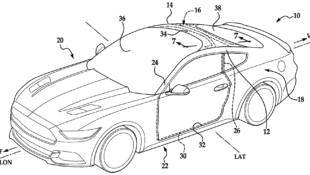 Ford Mustang Panoramic Roof Patent