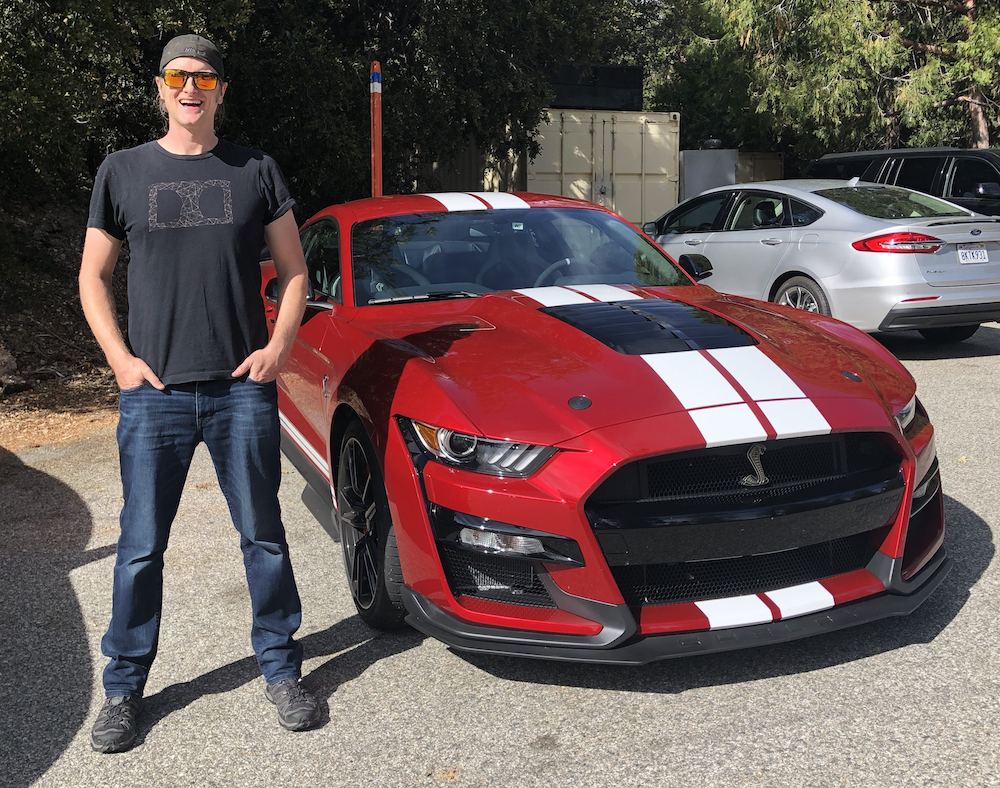 Michael S. Palmer about to drive a GT500!