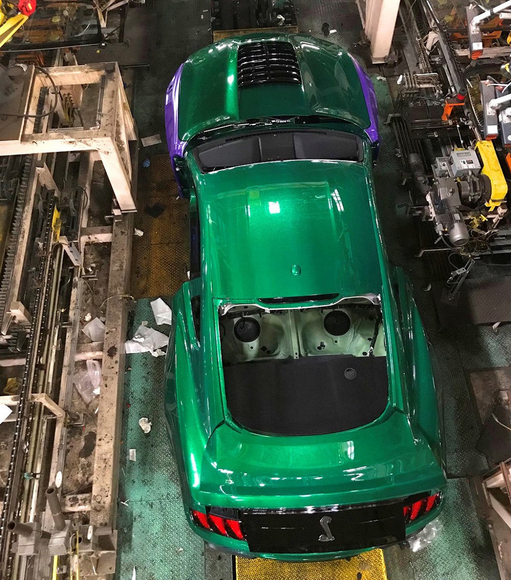 first 2020 Shelby GT500 assembly line 