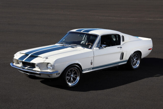 1968 Ford Mustang Shelby GT500 Recreation Barrett Jackson Front Driver