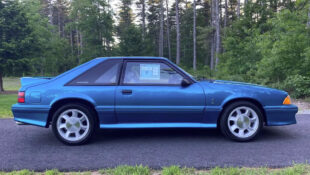 1993 Metallic Teal Ford Mustang SVT Cobra with only 255 original miles