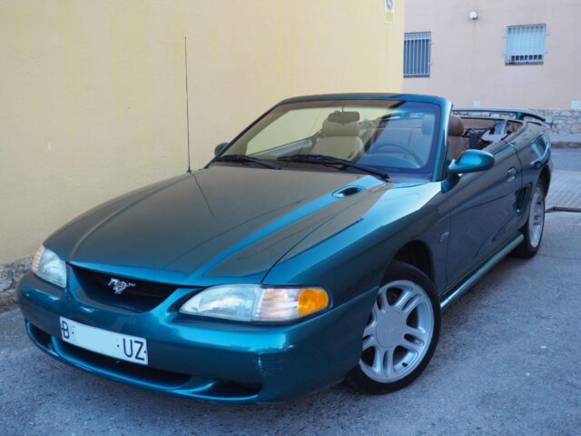 Pacific Green 1997 Ford Mustang GT Convertible
