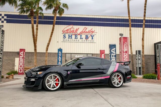 One-of-a-Kind Pink and Blue Shelby GT500SE Races For a Cure
