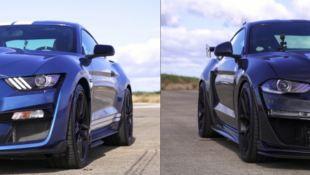 Shelby GT500 Squeaks By 847-HP Whipple Mustang in Drag Race