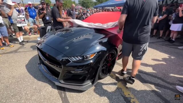 Shelby Code Red Mustang Revealed at Woodward Dream Cruise
