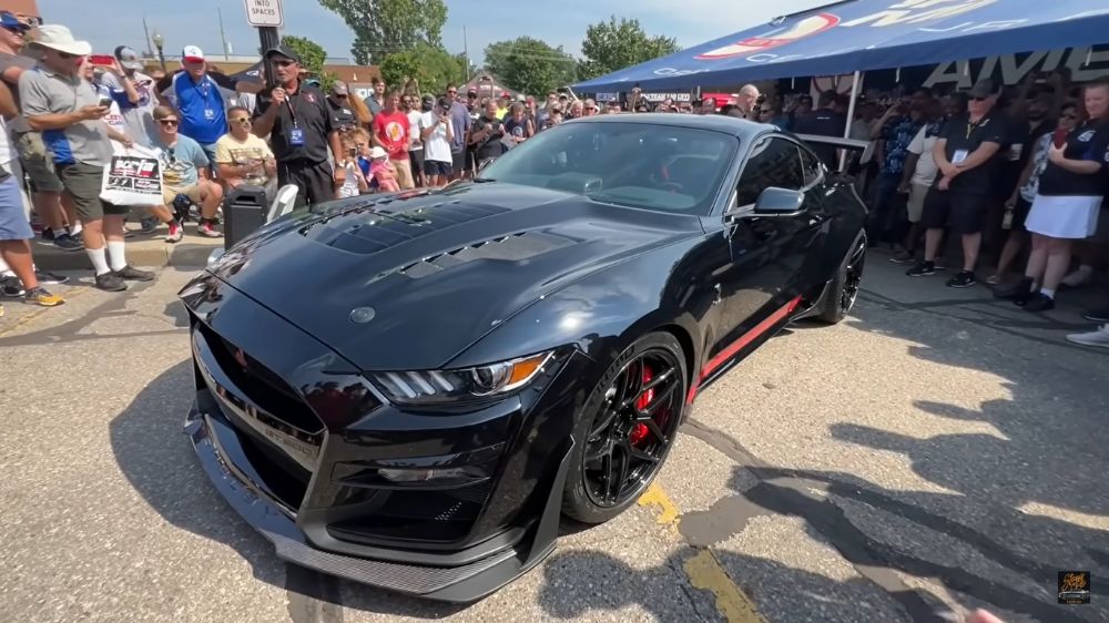 Shelby Code Red Mustang Revealed at Woodward Dream Cruise