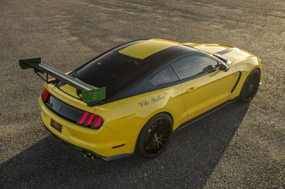 Ole Yeller Custom Mustang Paid Tribute to Legendary Pilot