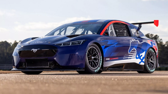 Ford Shows Off a Mustang Mach E NASCAR Prototype, Teases Another Variant