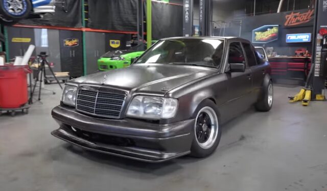 Mercedes-Benz E300 With Ford 5.2L Voodoo V8 Swap