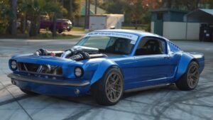 Wild Twin Turbo Voodoo Mustang Lives its Best Life Sideways