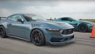 Hennessey Ford Mustang Super Venom Dark Horse vs Aston Martin Vantage F1 Edition Drag Race