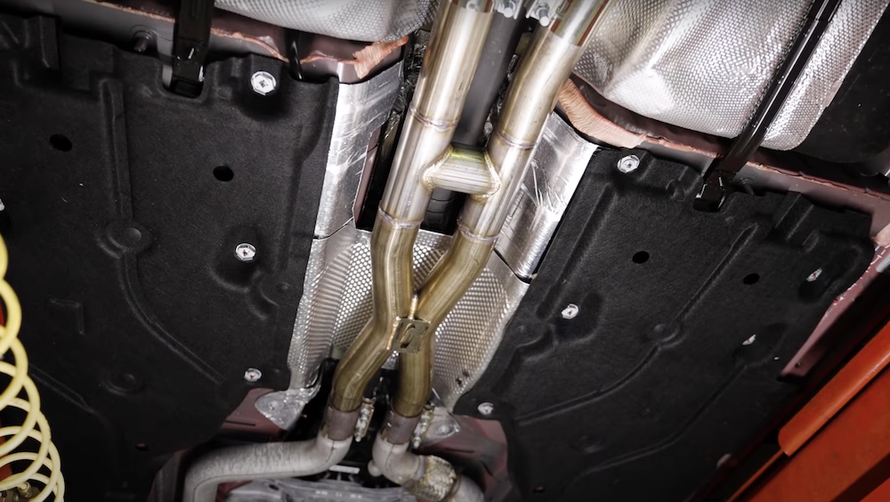 Ford Mustang Dark Horse X-Pipe And H-Pipe Exhaust System