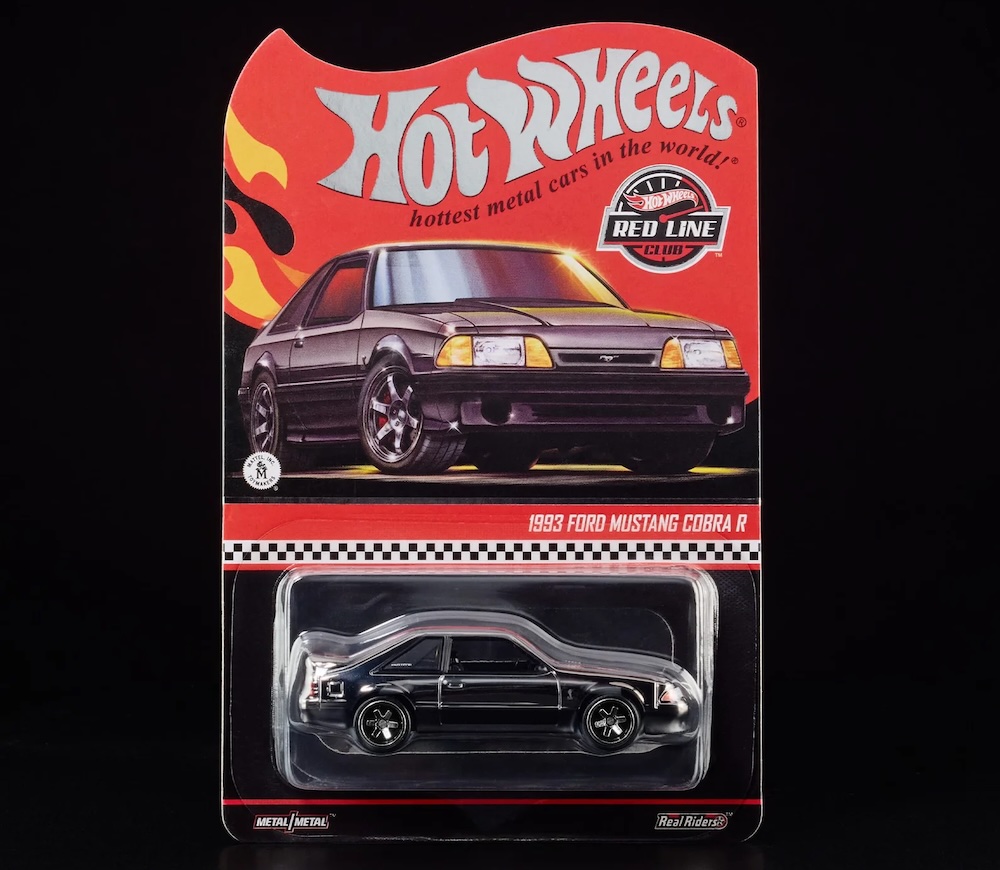 1993 Ford Mustang Cobra R Hot Wheels Red Line Club